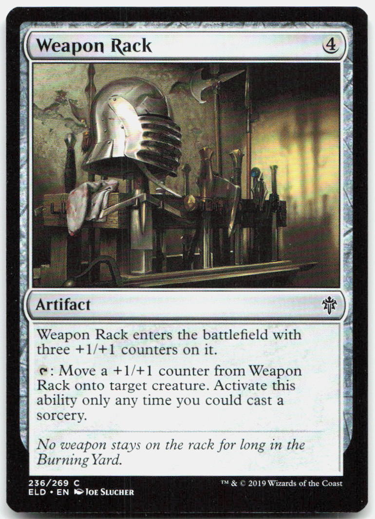 Weapon Rack NM C Throne of Eldraine 236