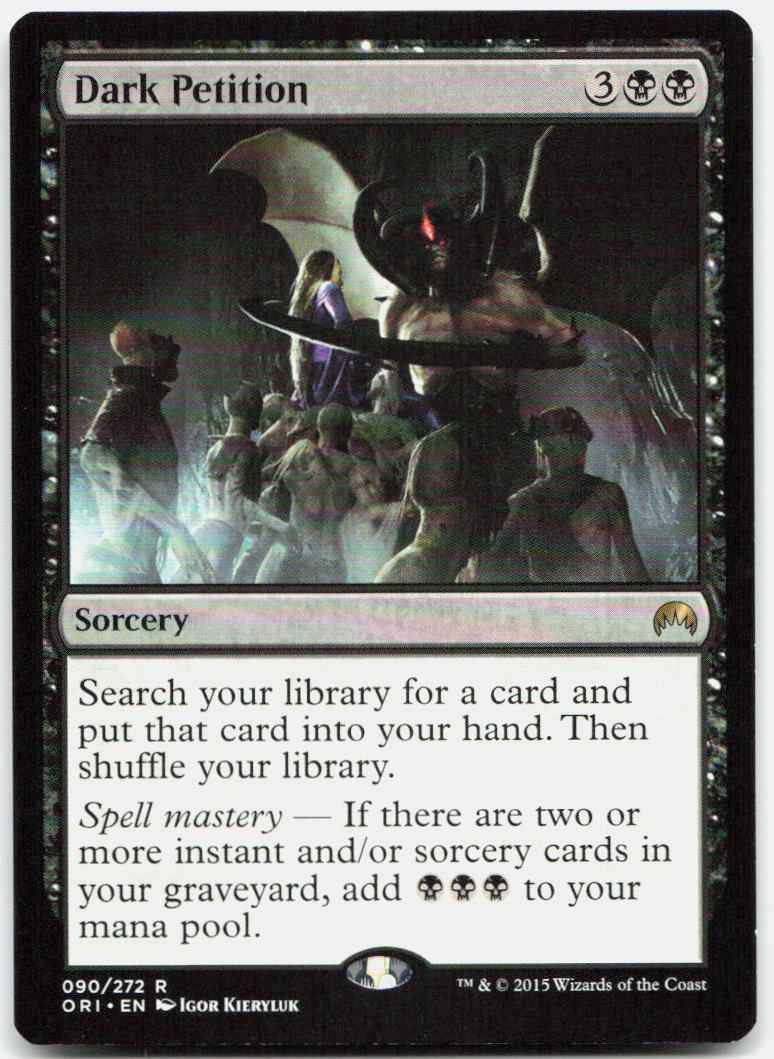 Dark Petition NM R Magic Origins 90