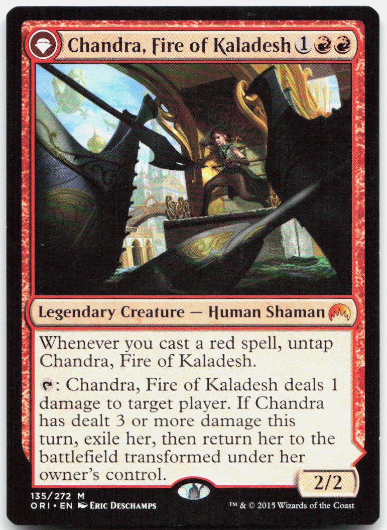 Chandra, Fire of Kaladesh NM M Magic Origins 135