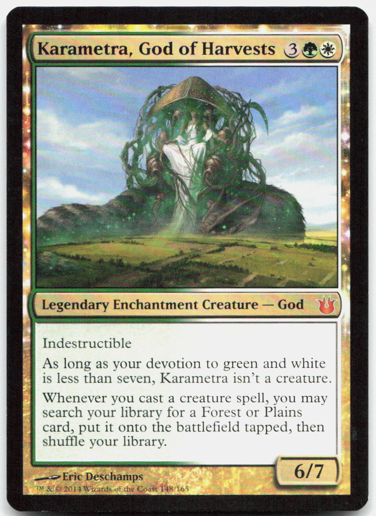 Karametra, God of Harvests NM M Born of the Gods 148