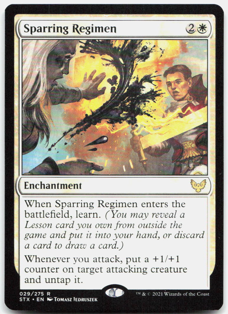 Sparring Regimen NM R Strixhaven: School of Mages 29