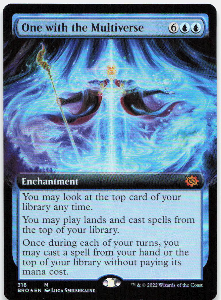 One with the Multiverse (Extended Art) NM Foil M The Brothers' War 316