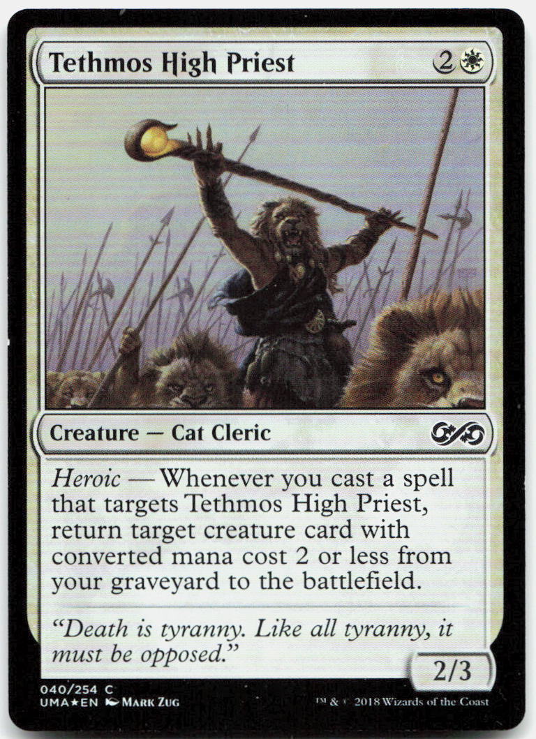 Tethmos High Priest NM Foil C Ultimate Masters 40