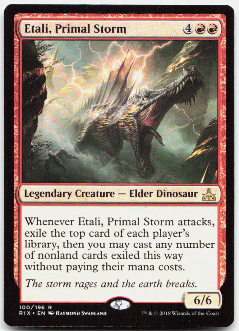 Etali, Primal Storm NM R Rivals of Ixalan 100