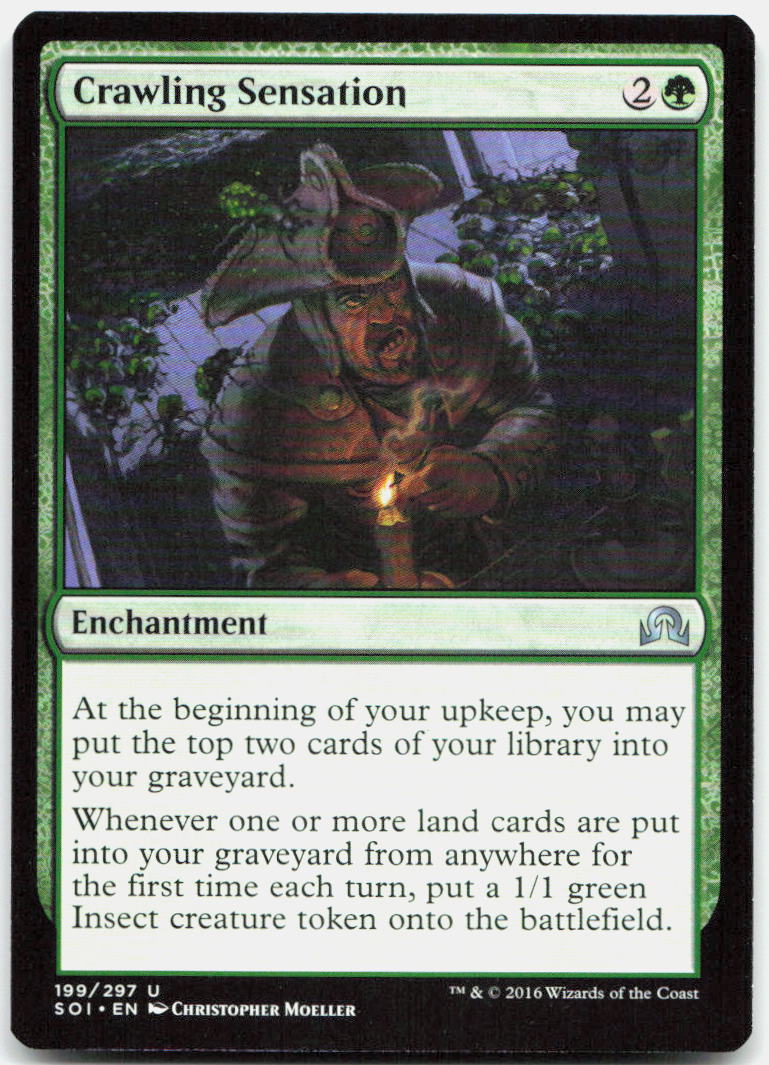 Crawling Sensation NM U Shadows over Innistrad 199