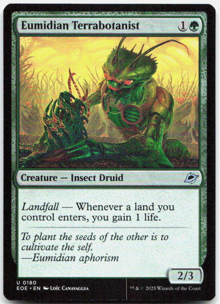 Eumidian Terrabotanist NM U Edge of Eternities 180