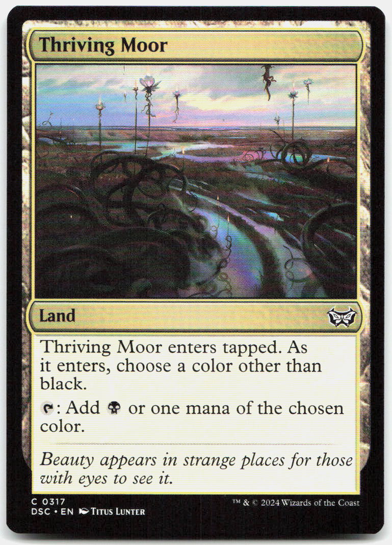 Thriving Moor NM C Commander: Duskmourn: House of Horror 317