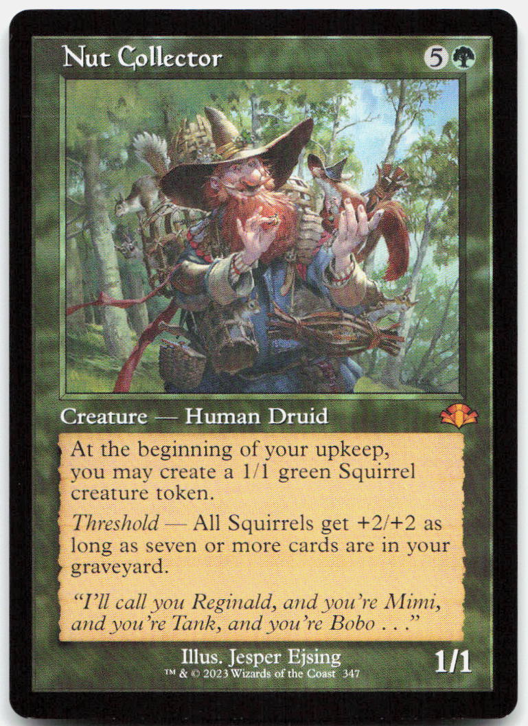 Nut Collector (Retro Frame) NM M Dominaria Remastered 347