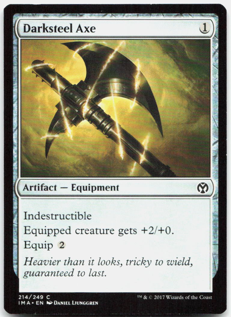 Darksteel Axe NM C Iconic Masters 214