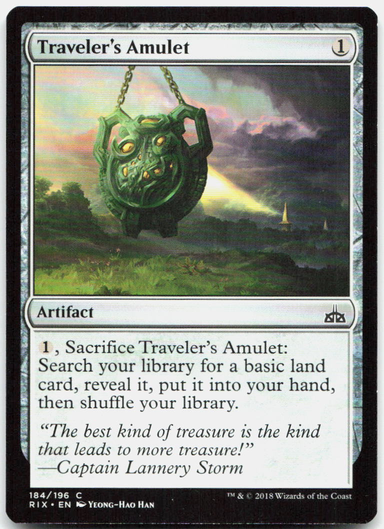 Traveler's Amulet NM C Rivals of Ixalan 184