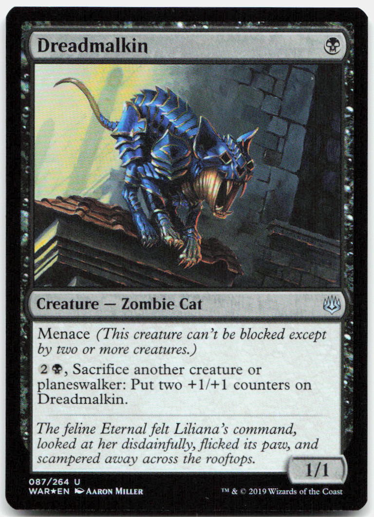 Dreadmalkin NM Foil U War of the Spark 87