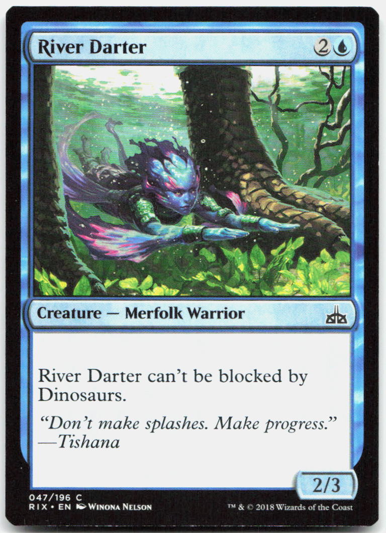 River Darter NM C Rivals of Ixalan 47