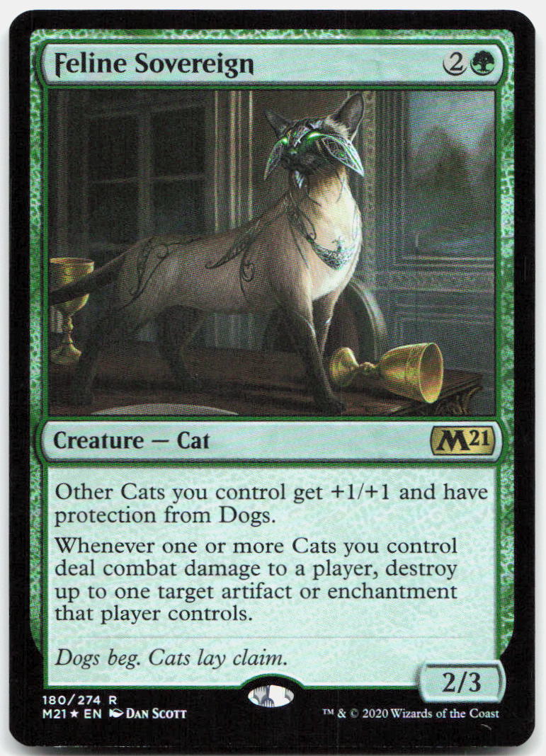 Feline Sovereign NM Foil R Core Set 2021 180