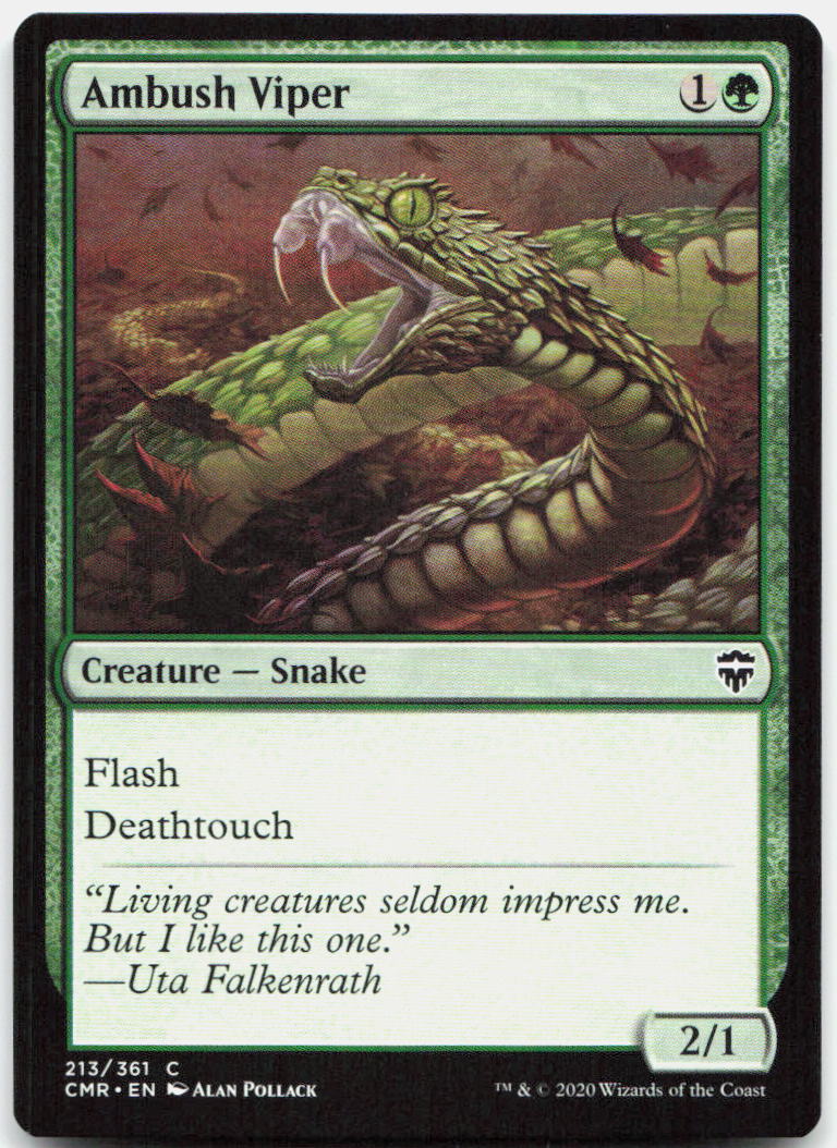 Ambush Viper NM C Commander Legends 213