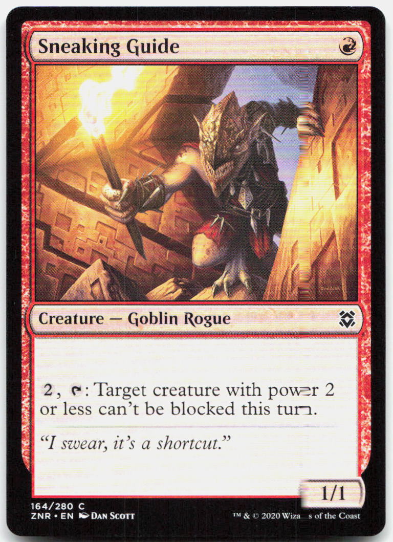 Sneaking Guide NM C Zendikar Rising 164