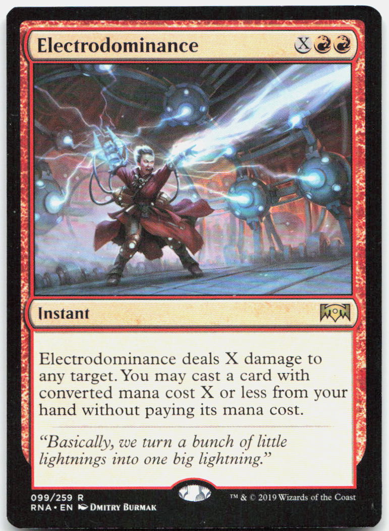 Electrodominance NM R Ravnica Allegiance 99