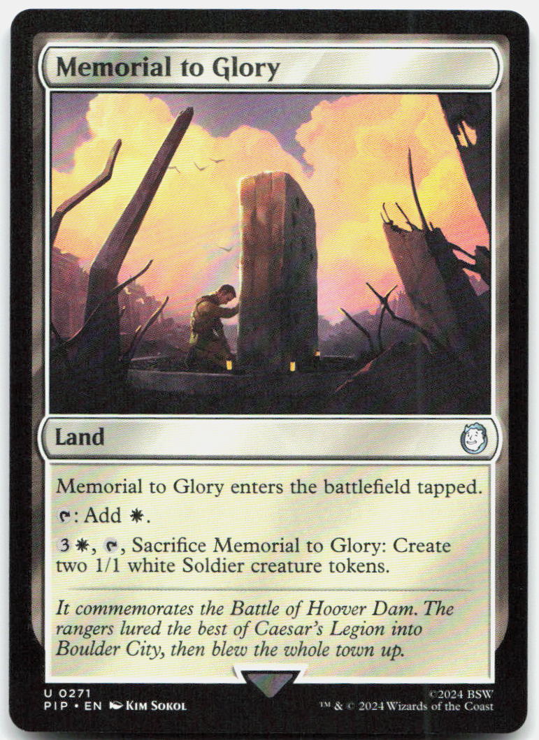 Memorial to Glory NM U Universes Beyond: Fallout 271