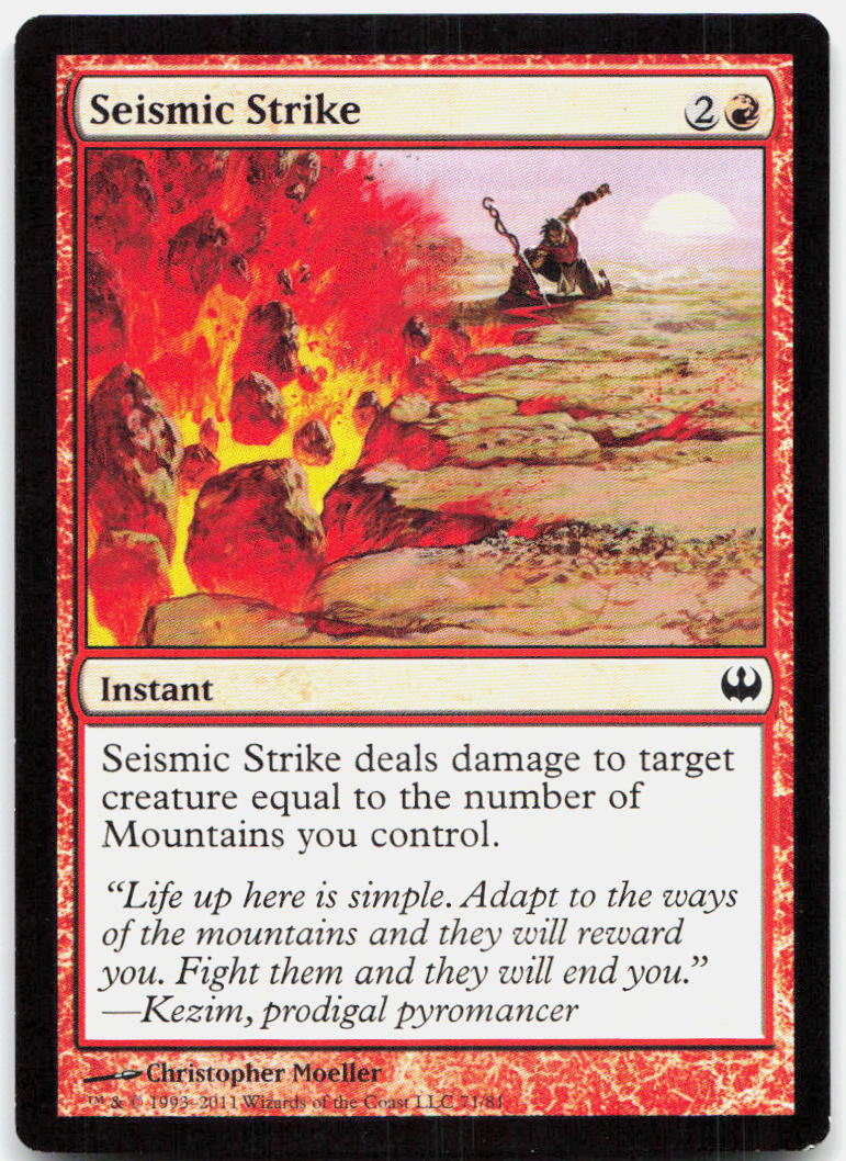 Seismic Strike NM C Duel Decks: Knights vs. Dragons 71