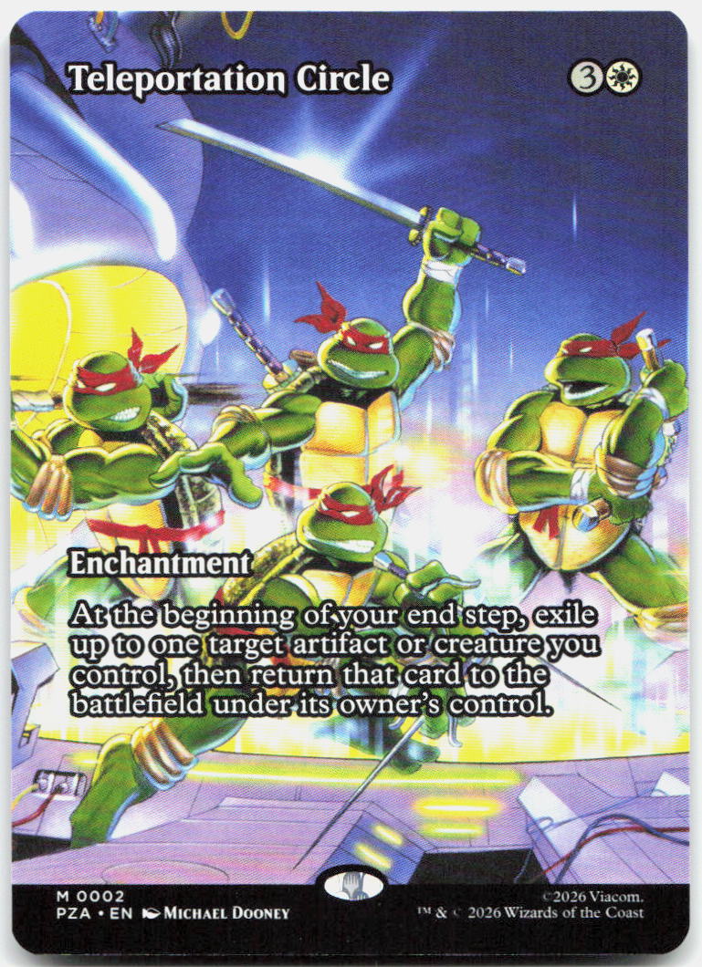 Teleportation Circle (Borderless) NM M Teenage Mutant Ninja Turtles Source Mater