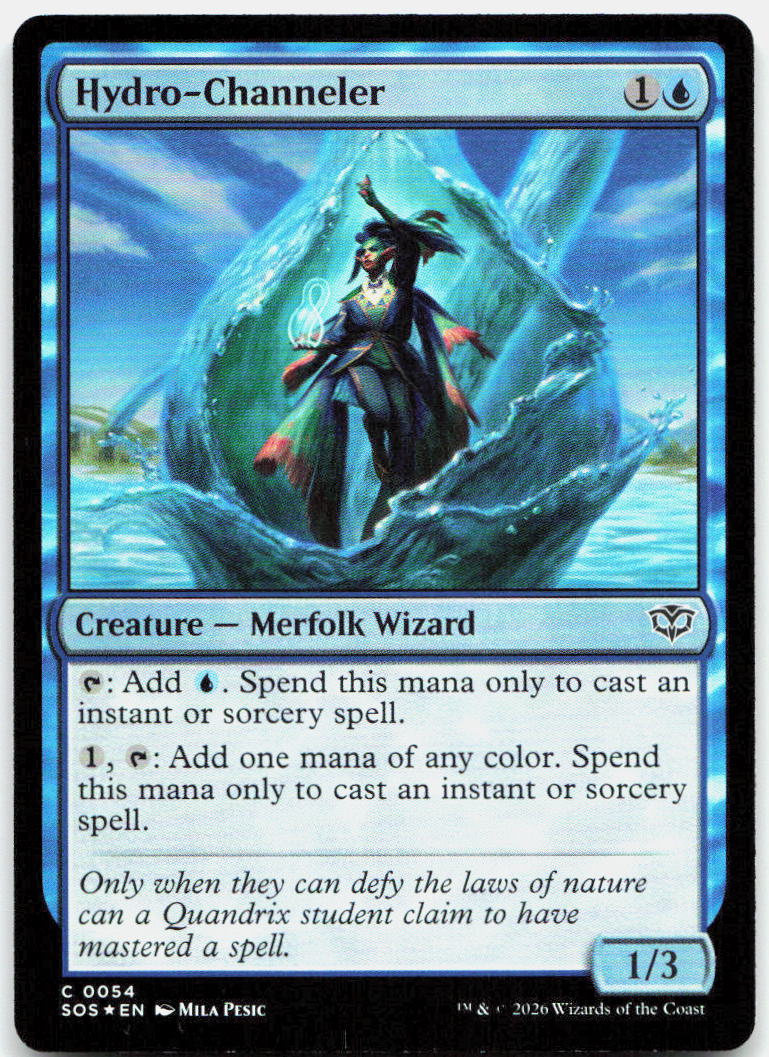 Hydro-Channeler NM Foil C Secrets of Strixhaven 54