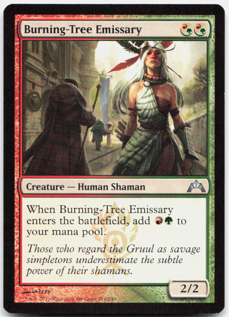 Burning-Tree Emissary NM U Gatecrash 216