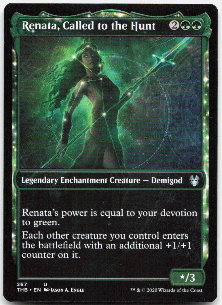 Renata, Called to the Hunt (Showcase) NM U Theros Beyond Death 267