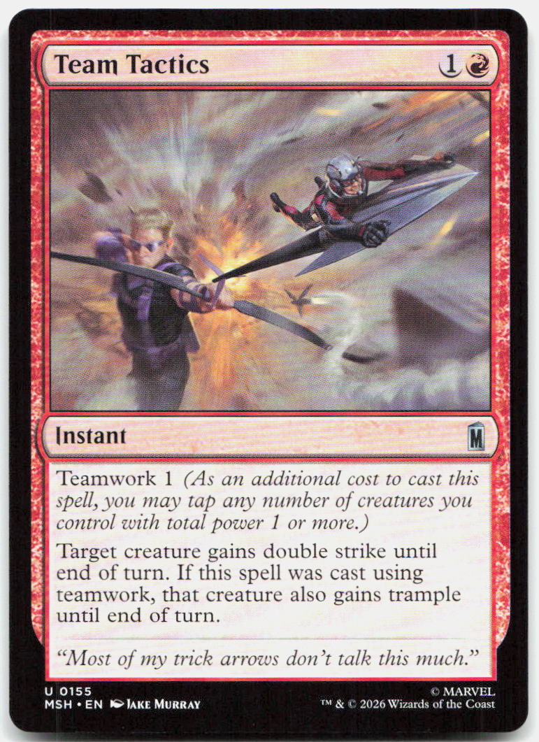 Team Tactics NM U Marvel Super Heroes 155