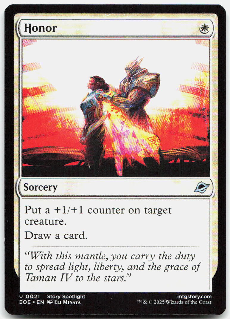 Honor NM U Edge of Eternities 21