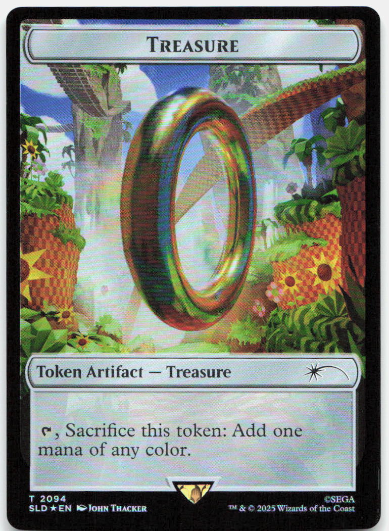Treasure Token (Rainbow Foil) NM Foil T Secret Lair Drop Series 2094