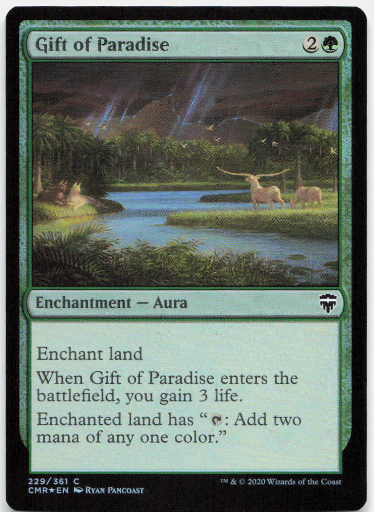 Gift of Paradise NM Foil C Commander Legends 229