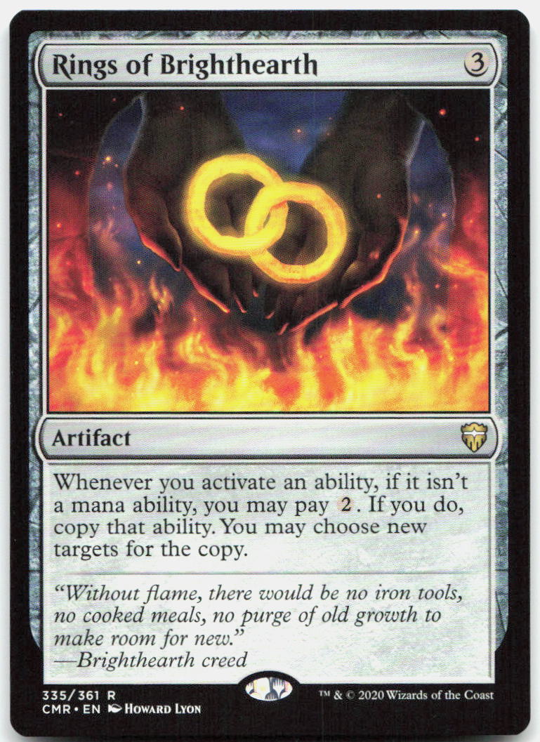 Rings of Brighthearth NM R Commander Legends 335