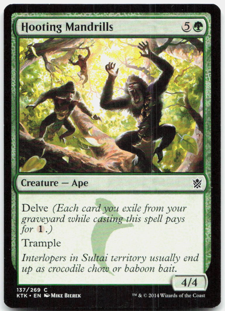 Hooting Mandrills NM C Khans of Tarkir 137
