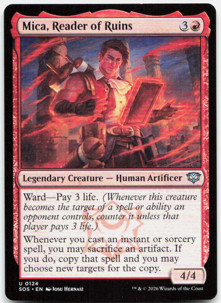 Mica, Reader of Ruins NM U Secrets of Strixhaven 124