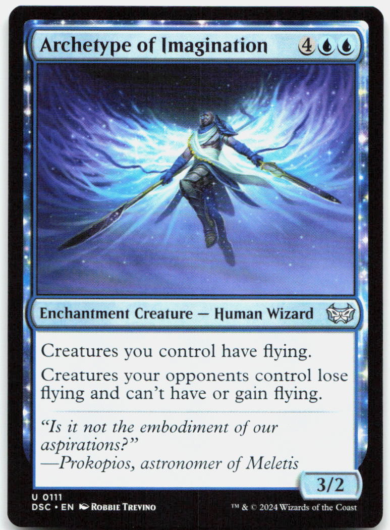 Archetype of Imagination NM U Commander: Duskmourn: House of Horror 111