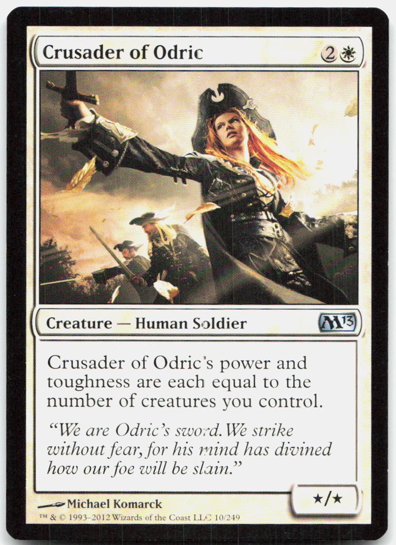 Crusader of Odric NM U Magic 2013 (M13) 10