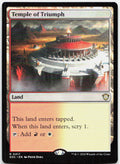 Temple of Triumph NM R Commander: Secrets of Strixhaven 417