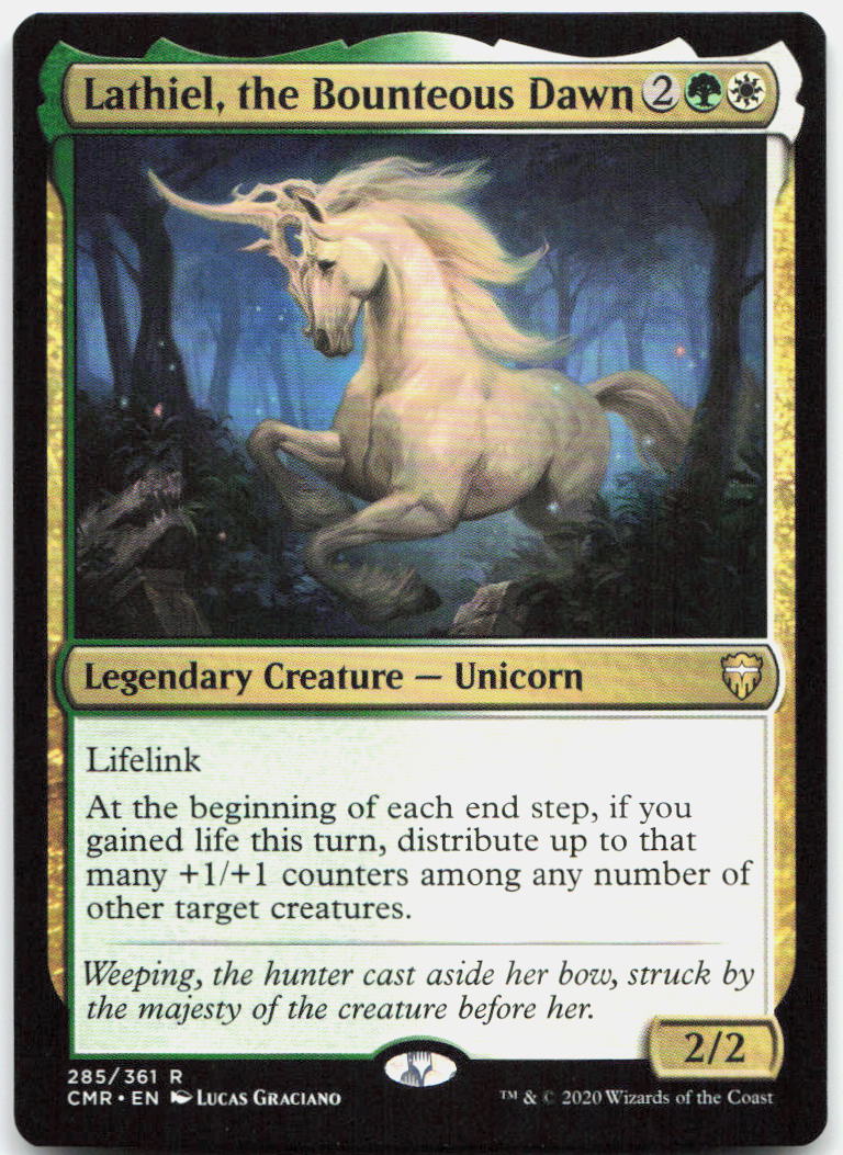 Lathiel, the Bounteous Dawn NM R Commander Legends 285