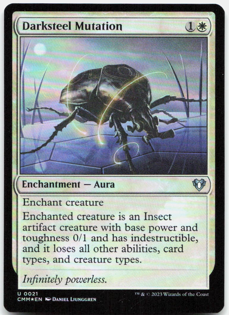 Darksteel Mutation NM Foil U Commander Masters 21
