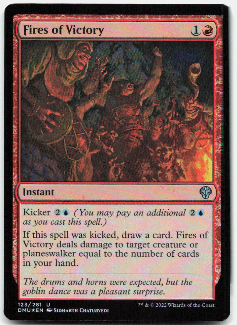 Fires of Victory NM Foil U Dominaria United 123