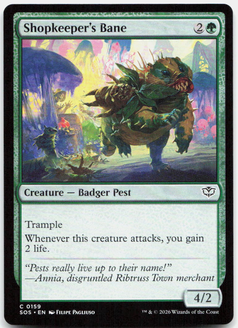 Shopkeeper's Bane NM C Secrets of Strixhaven 159