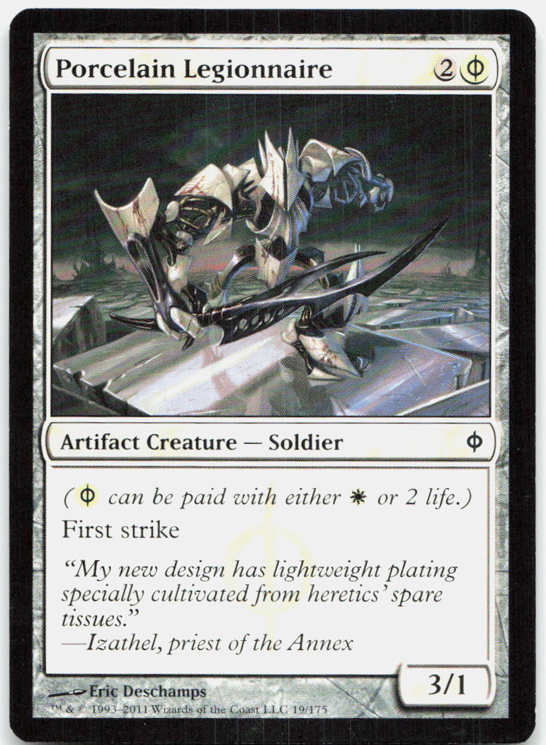 Porcelain Legionnaire NM C New Phyrexia 19