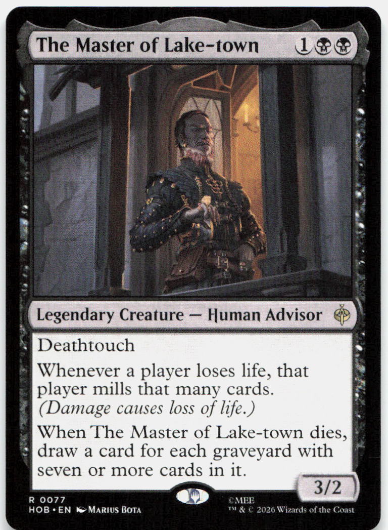 The Master of Lake-town NM R The Hobbit 77