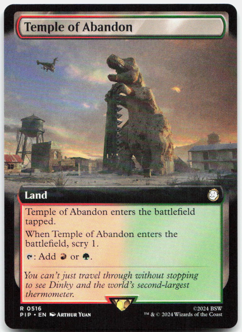 Temple of Abandon (Extended Art) NM R Universes Beyond: Fallout 516