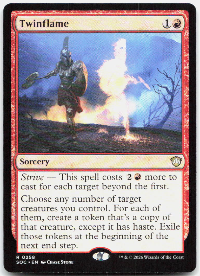 Twinflame NM R Commander: Secrets of Strixhaven 258