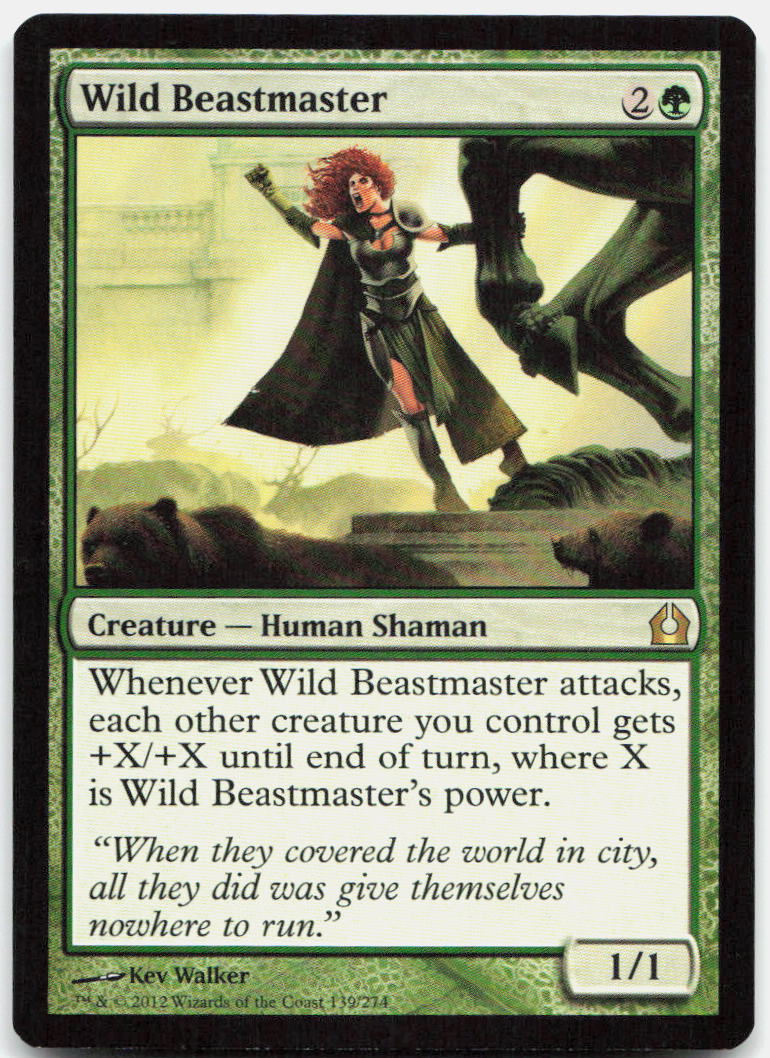 Wild Beastmaster NM R Return to Ravnica 139