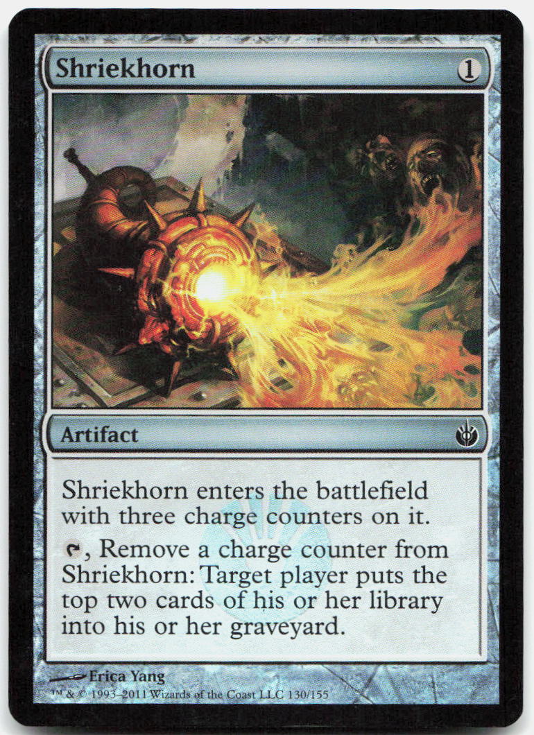 Shriekhorn NM Foil C Mirrodin Besieged 130