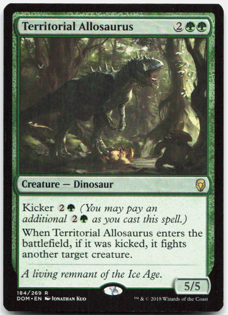 Territorial Allosaurus NM R Dominaria 184