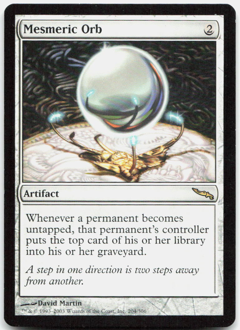 Mesmeric Orb NM R Mirrodin 204