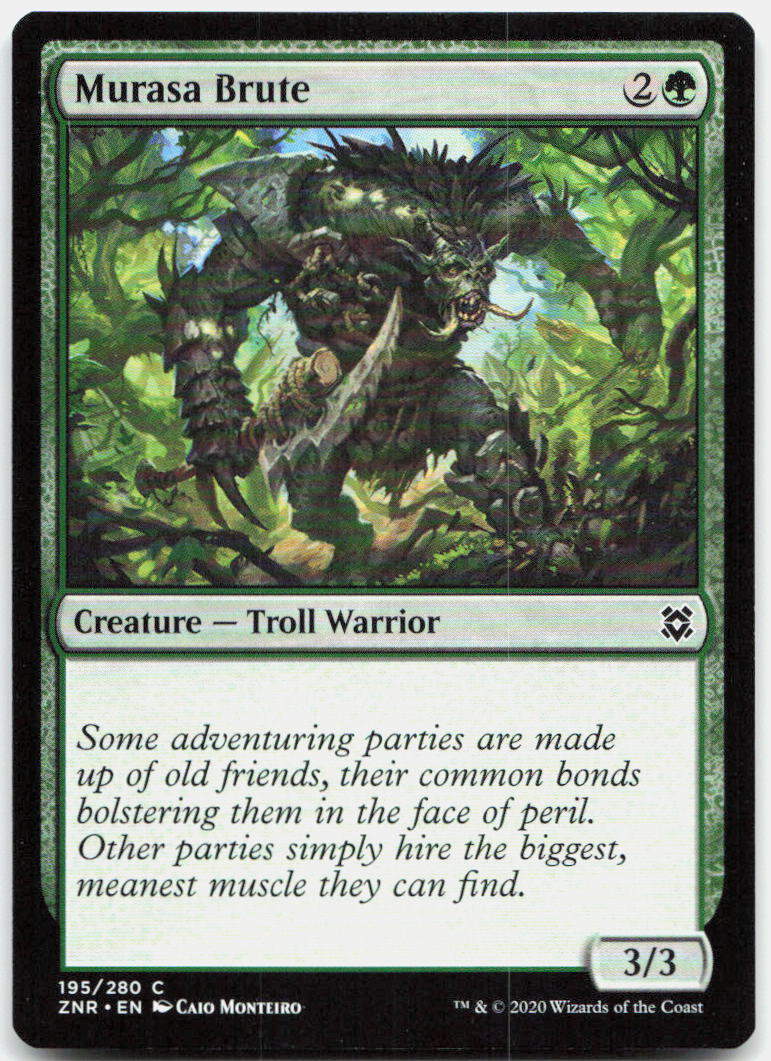 Murasa Brute NM C Zendikar Rising 195