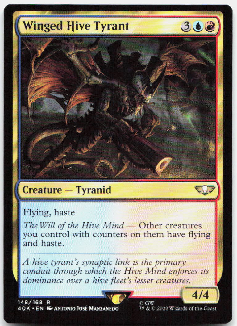 Winged Hive Tyrant NM R Universes Beyond: Warhammer 40,000 148
